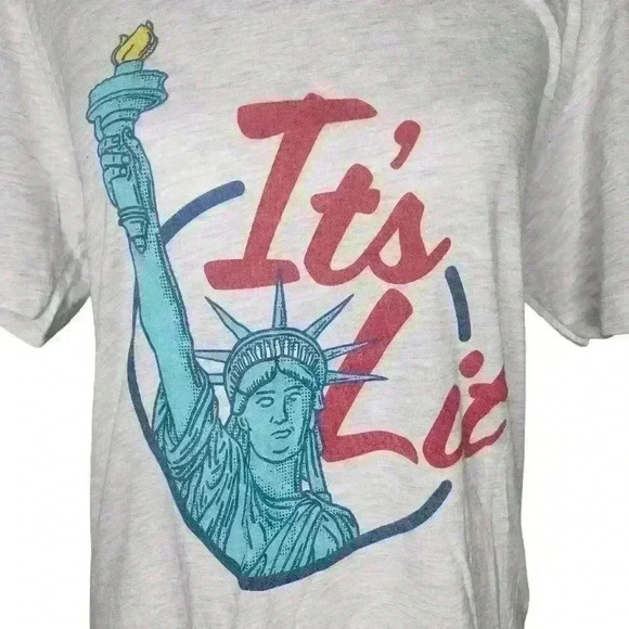 American t-shirt 4th of July shirt unisex Bella canvas liberty size small - Picture 2 of 4